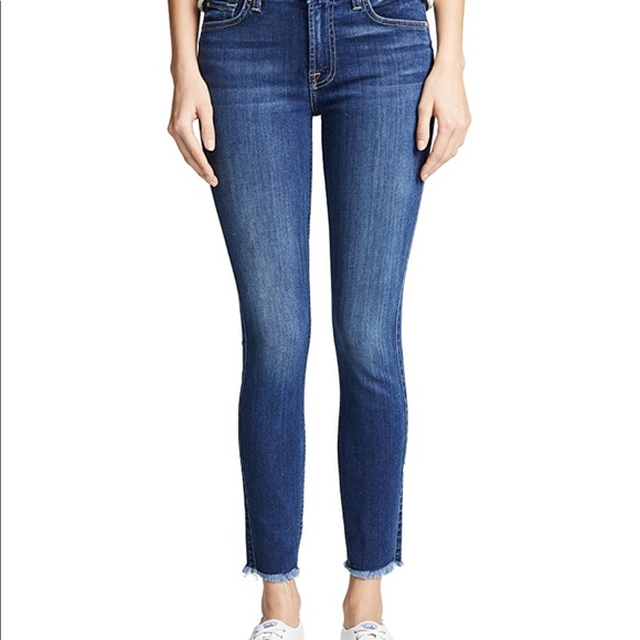7 For All Mankind Denim - 7 For All Mankind High Rise The Ankle Skinny